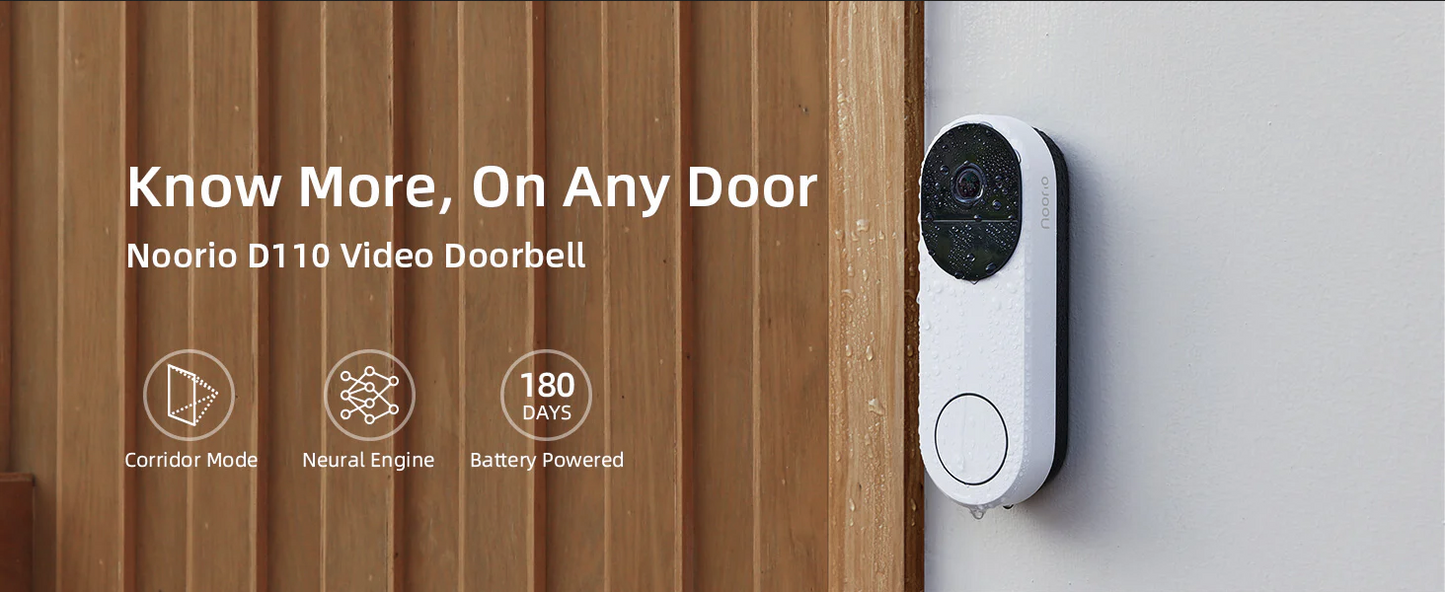 D110 Doorbell Camera with AI