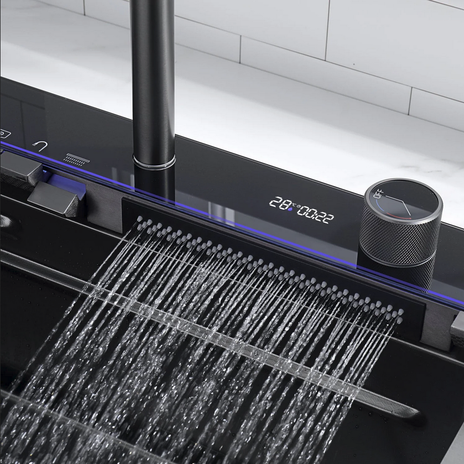 Advance Kitchen Sink - with LED light and Digital Temperature Display - KS2206