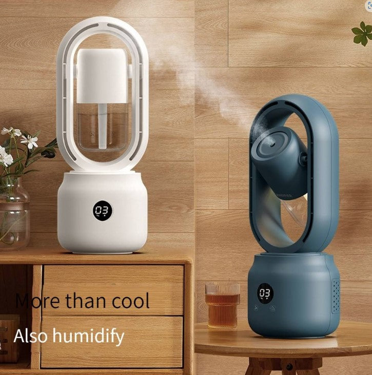 TGF-H87-2 ---- Portable Leafless Fan with Humidifier and Night Light