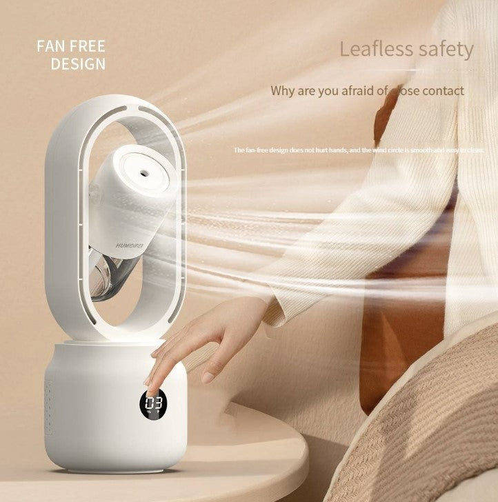 TGF-H87-2 ---- Portable Leafless Fan with Humidifier and Night Light