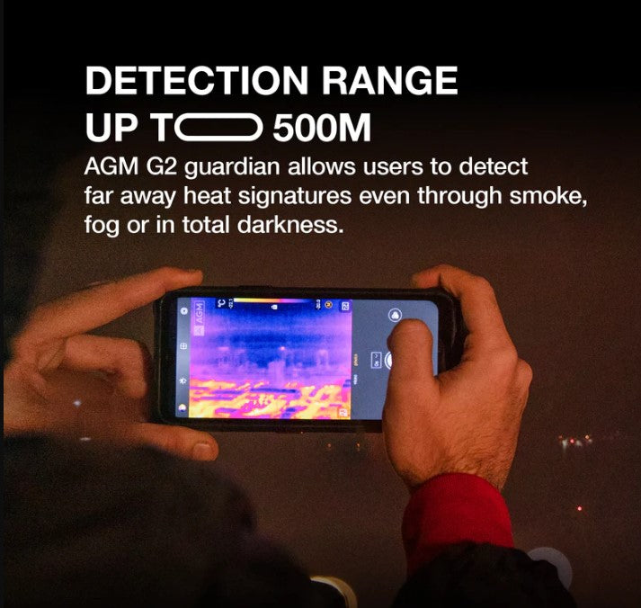 AGM - G2 Guardian - 5G Rugged Smartphone with Thermal Monocular , Android 12