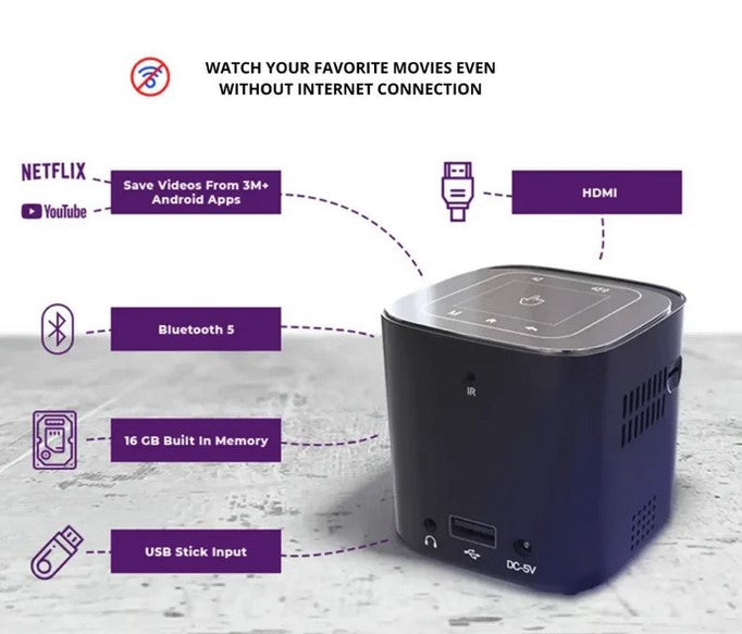 PIQO -- Smart Mini projector