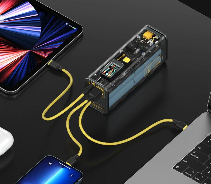 Sharge --- Shargeek 100 / Storm 2 --- 25,600mAh Sleek design portable powerbank with IPS display