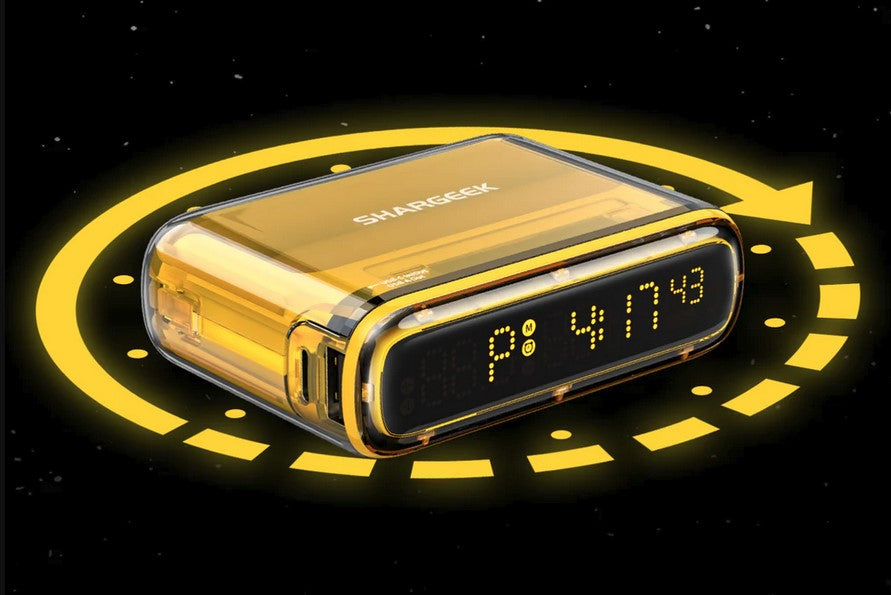 Sharge - Starship Seer 10000mAh Power Bank with Time display and Charging time Prediction