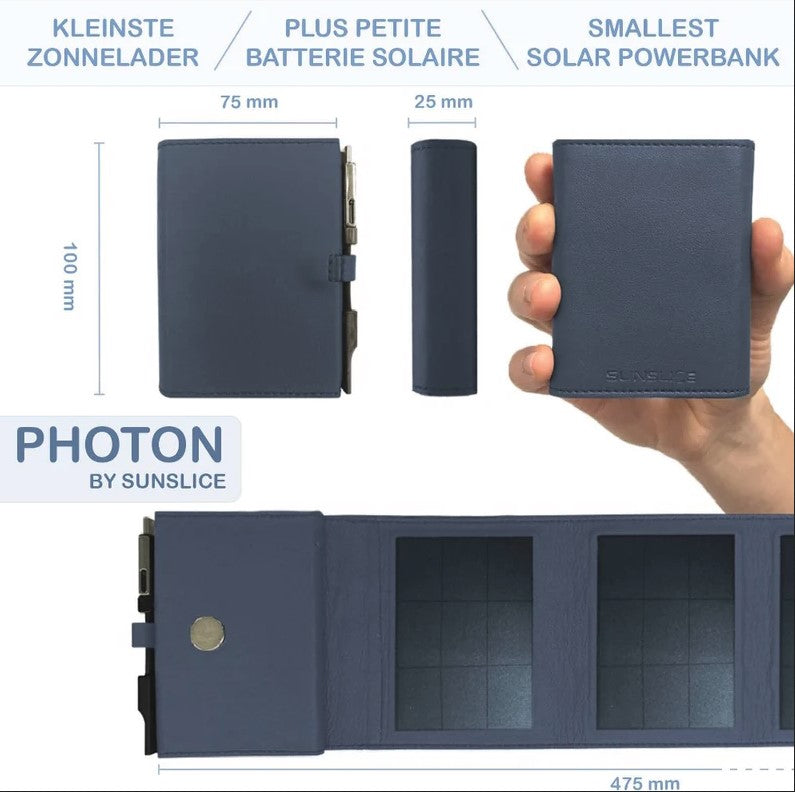 Sunslice - Photon Solar Power bank - 4000mAh