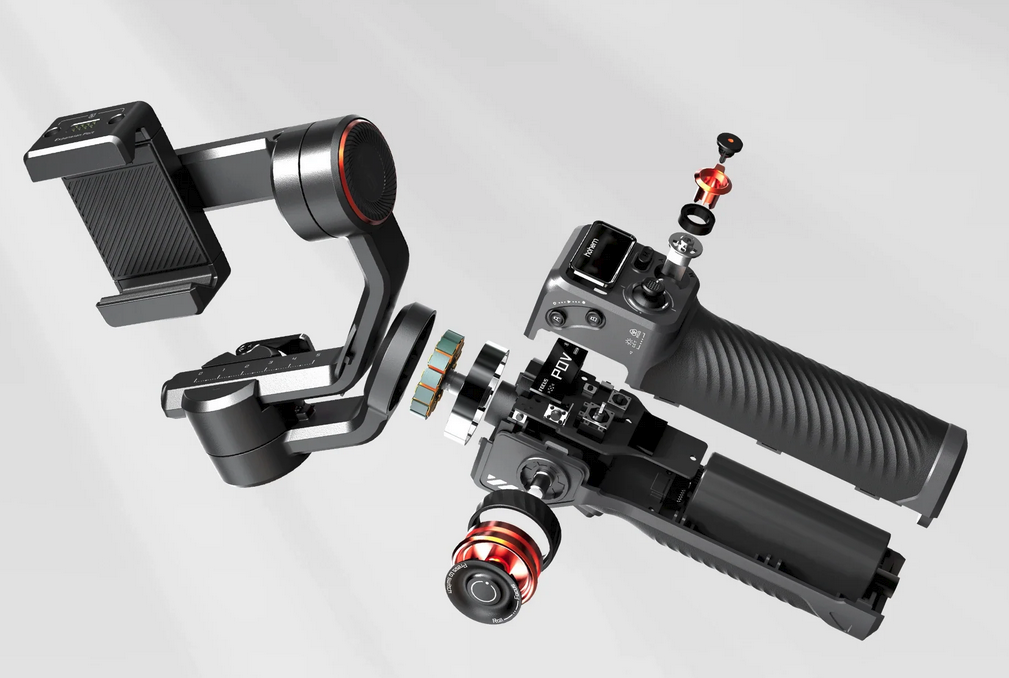 Hohem ---- iSteady M6 Smart Phone Gimbal With Fill Light and Ai tracking Sensor