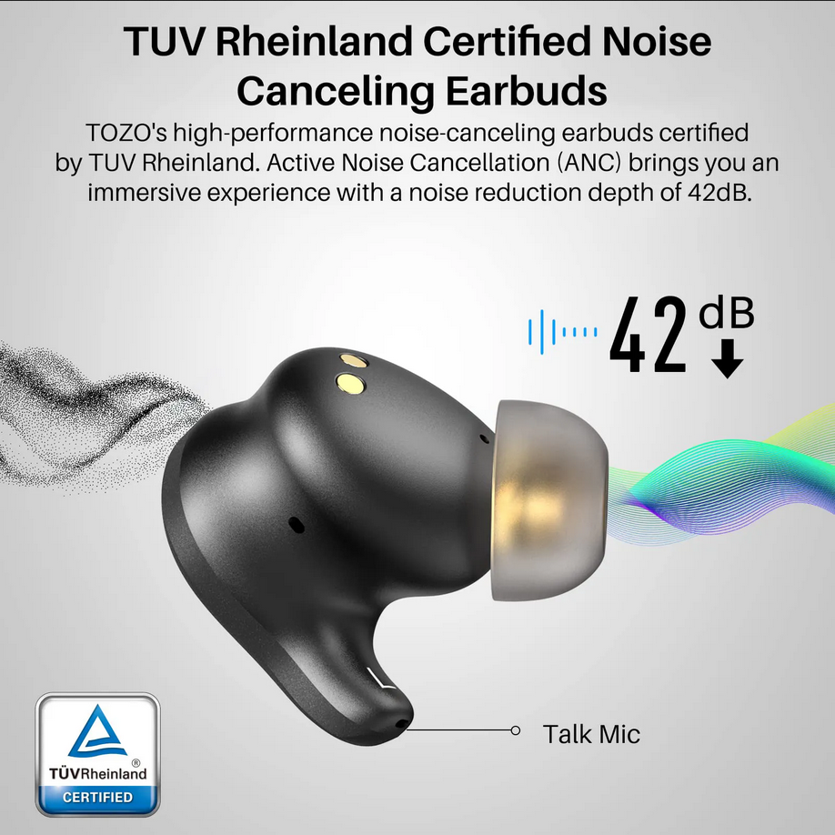 TOZO - Golden X1 Bluetooth 5.3 Earbuds