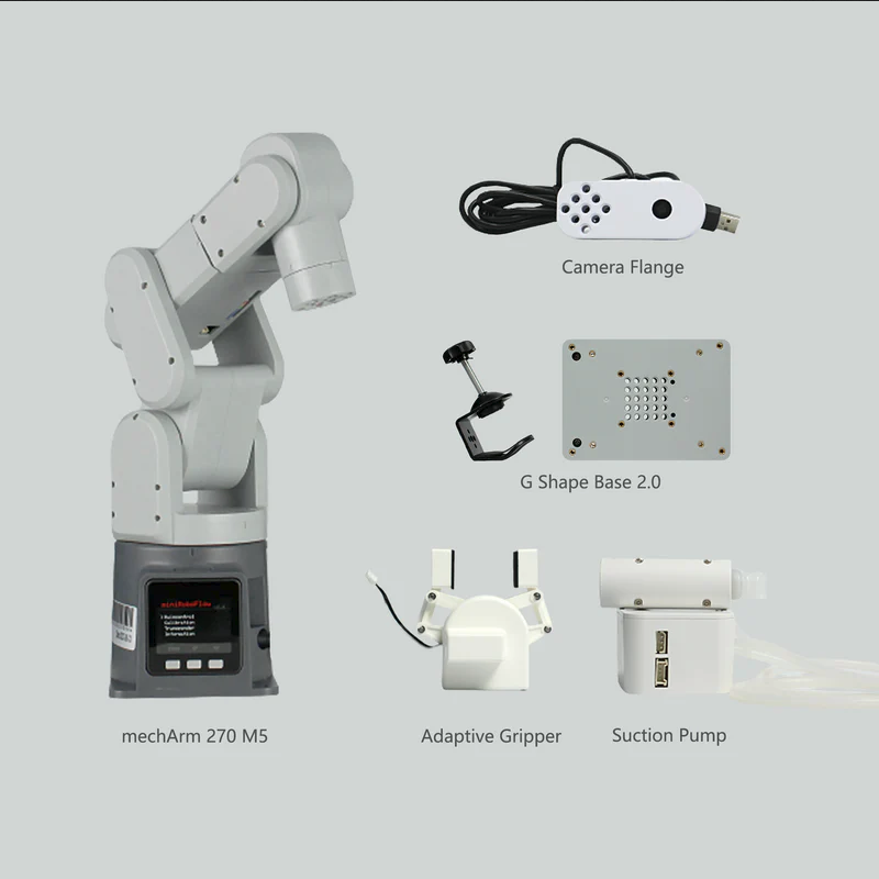 MechArm - 270 - 6 -Axis Compact Robotic Arm (All -in-one Suite)