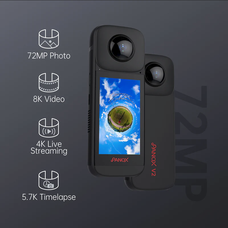 V2 - Portable 5.7K 360 Degree Camera