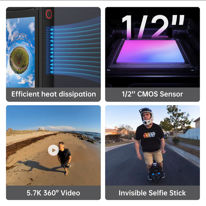 V2 - Portable 5.7K 360 Degree Camera