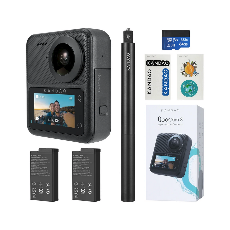 QoCam3 - 360 Degree Action Camera
