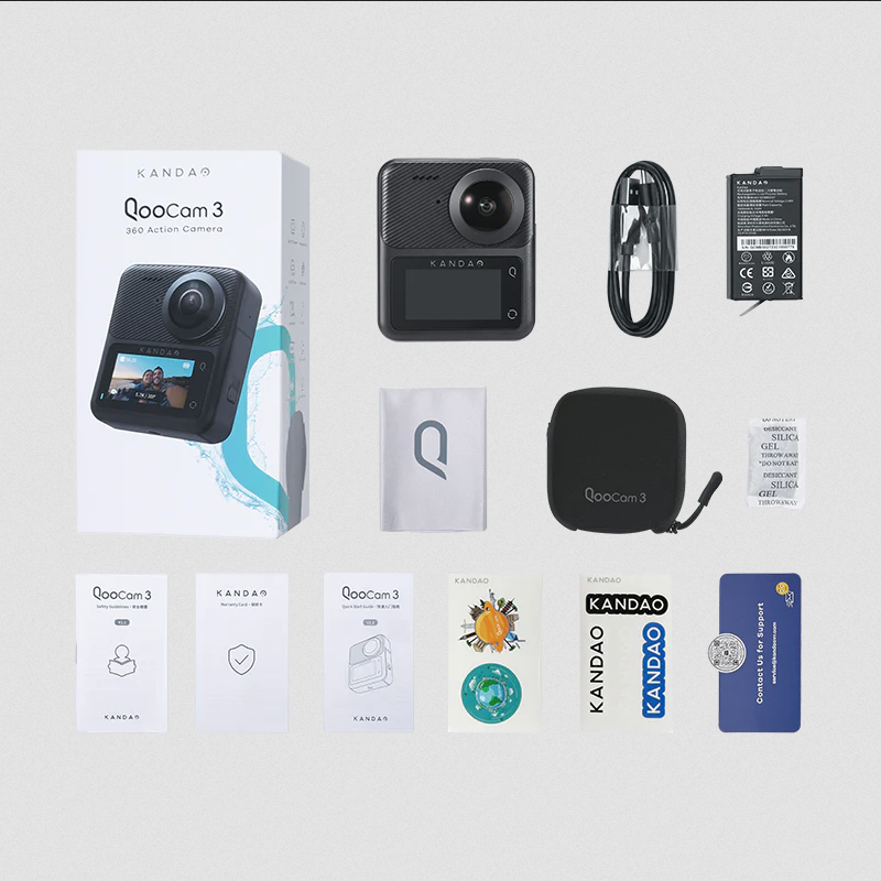 QoCam3 - 360 Degree Action Camera