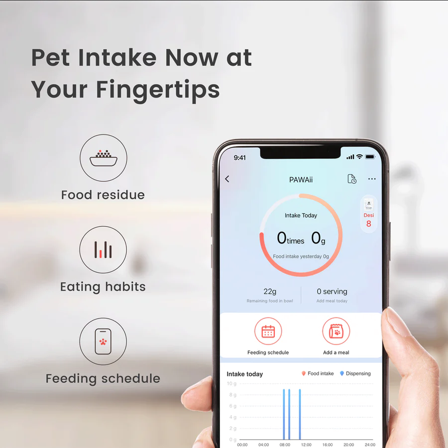 Smart Pet Feeder with WiFi - 3L