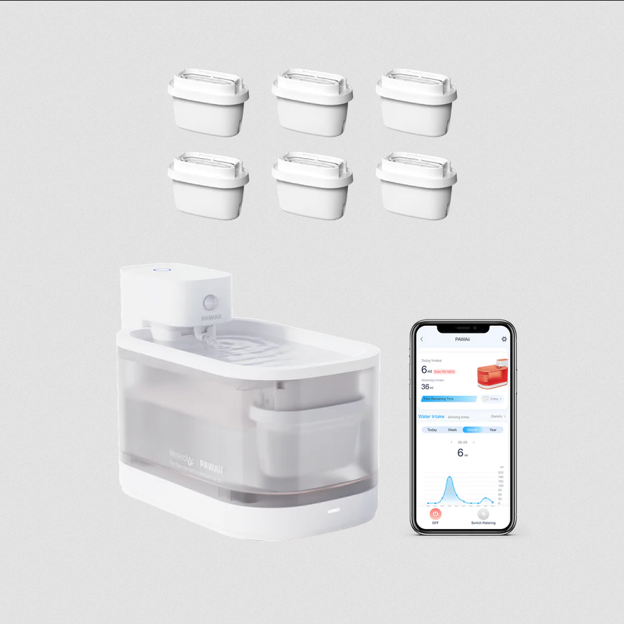 Wireless Pet Water Fountain Pro - With UV Sterilization and Smart App