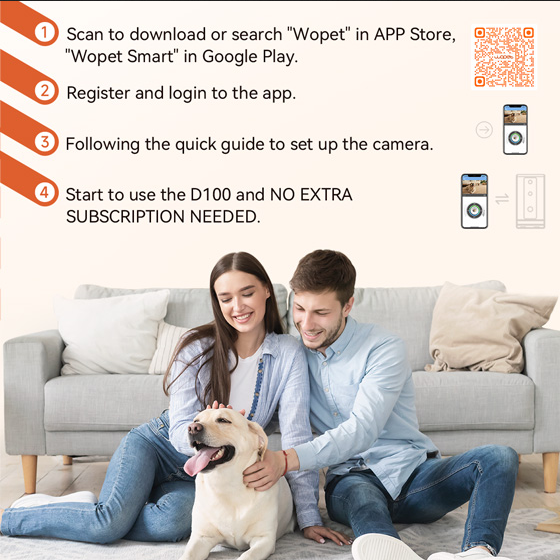 Guardian Dog Treat Dispenser with 1080P Full HD Camera
