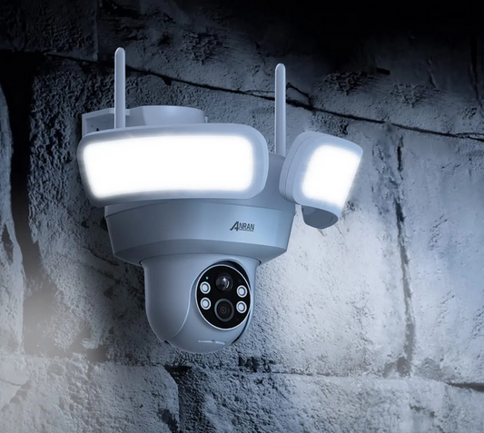 F1 Pro ----2K 2.4G WiFi Solar Wireless Security Camera with floorlight,  Night Vision and Solar Panel