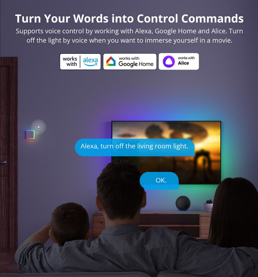 Sonoff - TX Ultimate - Smart Wall Switch with WiFi, Voice Control and Smart LED Light