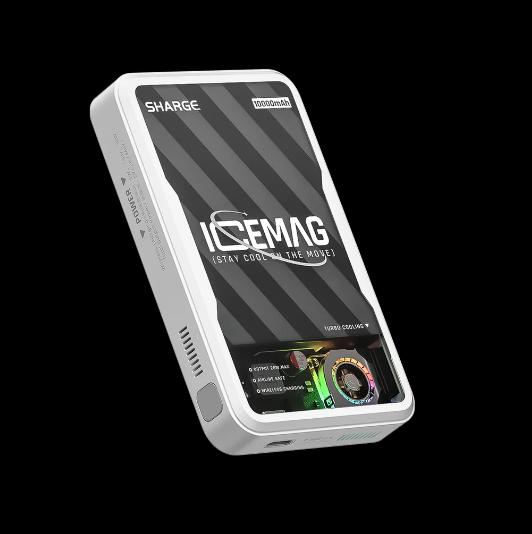 Sharge - Icemag 10000 mAh Magentic Power Bank with Active Cooling System