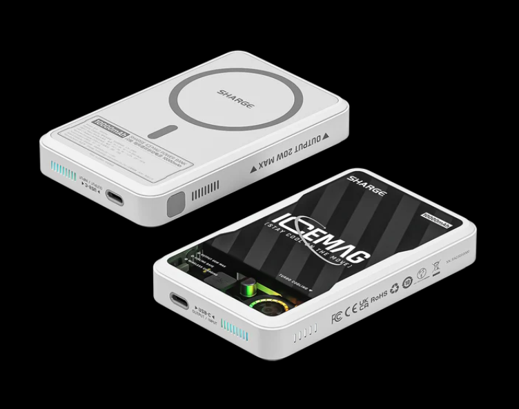 Sharge - Icemag 10000 mAh Magentic Power Bank with Active Cooling System