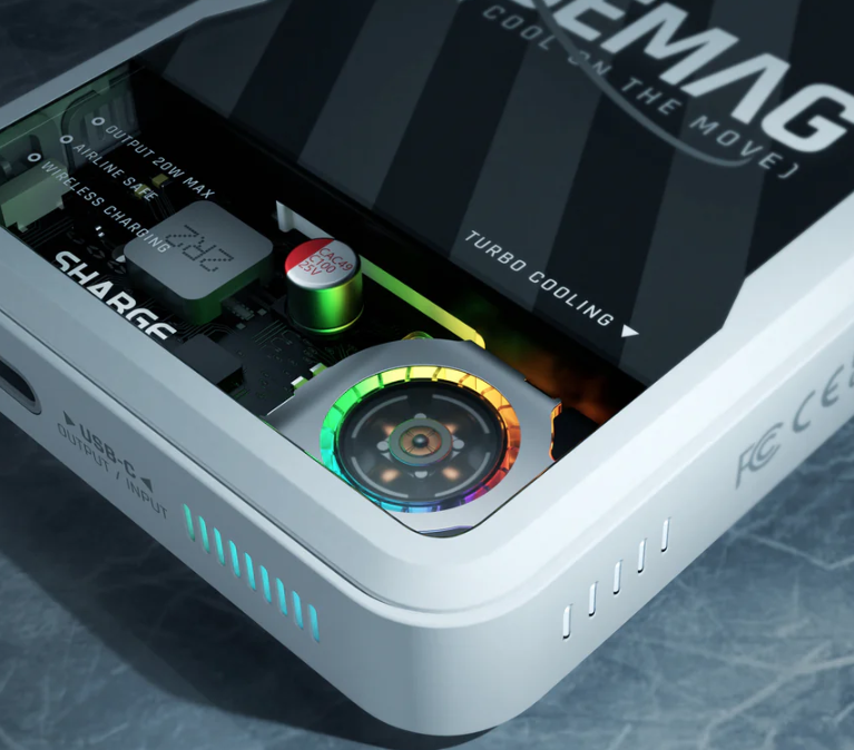 Sharge - Icemag 10000 mAh Magentic Power Bank with Active Cooling System