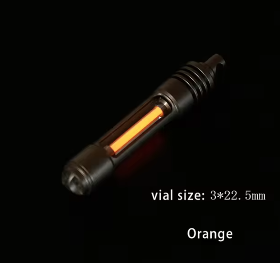 TGA-8323P -- Titanium Alloy Luminous - Photon Fob (Self- illuminating)