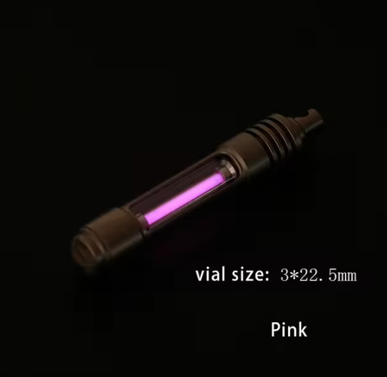 TGA-8323P -- Titanium Alloy Luminous - Photon Fob (Self- illuminating)