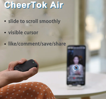 Cheerdots ---- CheerTok Air - Convenience Remote Control For phones and tablets and for TikTok usage