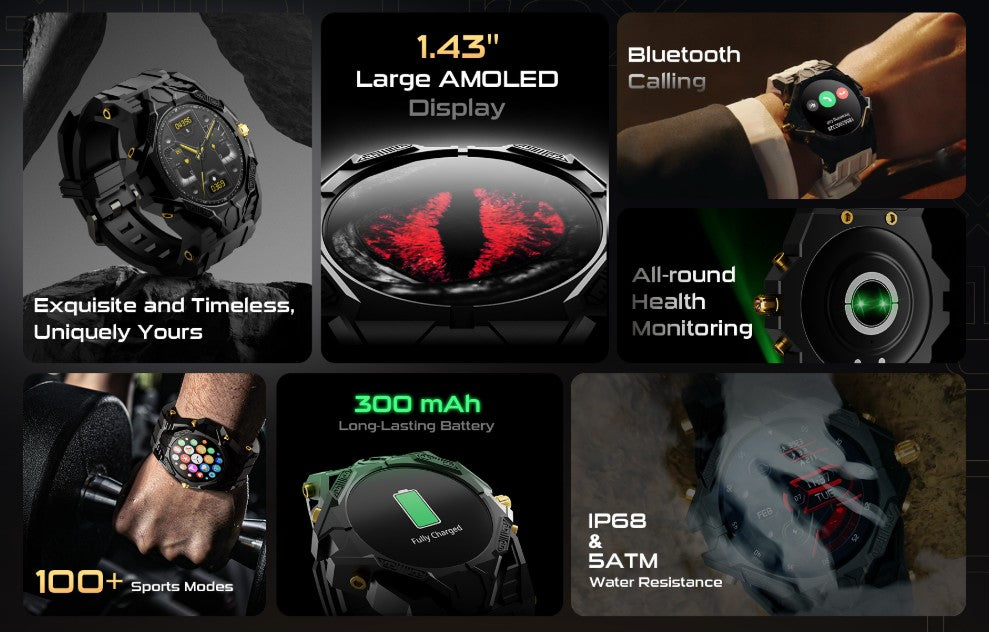 T-REX Ceramic Smartwatch