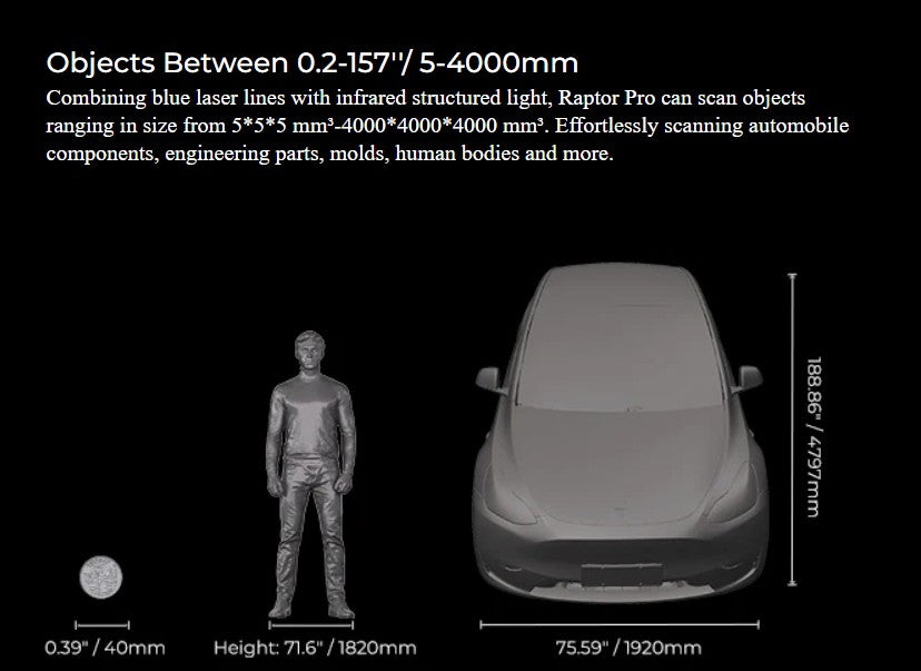 Creality Raptor Pro - 3D Scanner