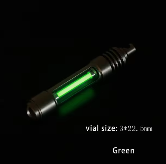 TGA-8323P -- Titanium Alloy Luminous - Photon Fob (Self- illuminating)