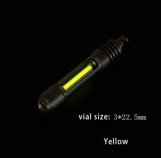 TGA-8323P -- Titanium Alloy Luminous - Photon Fob (Self- illuminating)