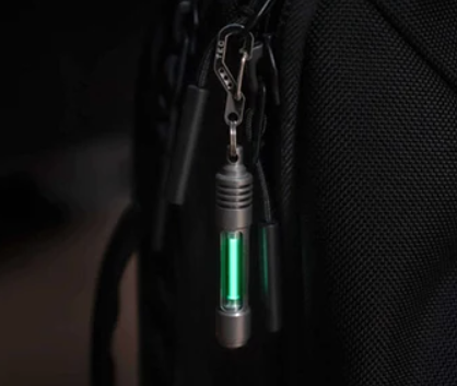 TGA-8323P -- Titanium Alloy Luminous - Photon Fob (Self- illuminating)
