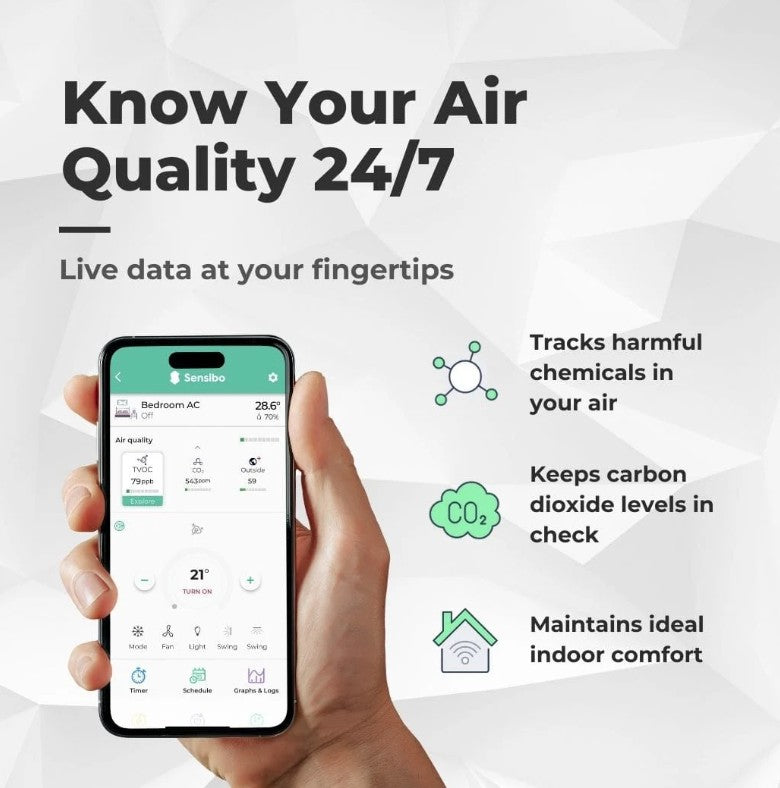 Sensibo Air Pro---- Smart AC Control Device with Air Quality Monitor