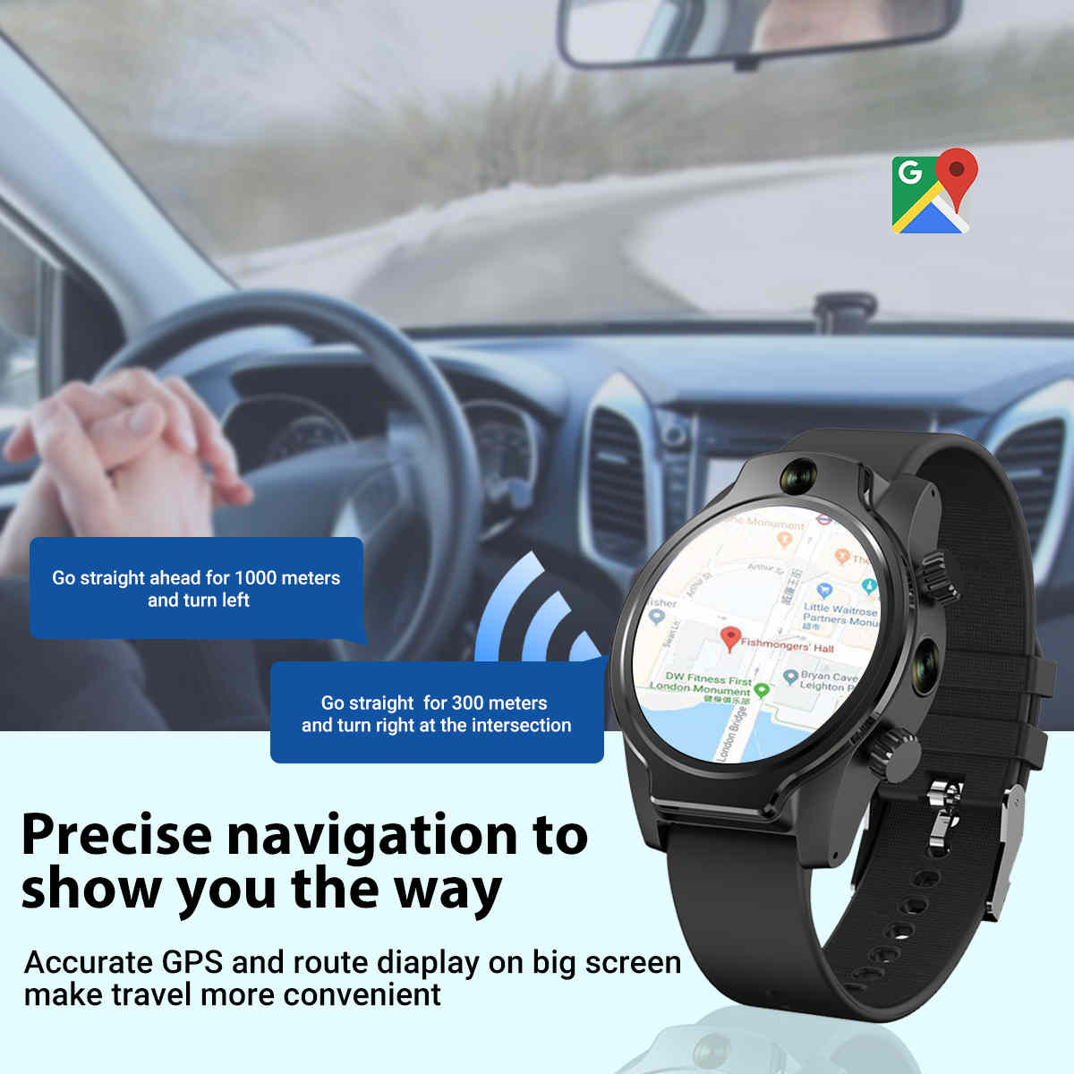 Rogbid - Brave/S08 ---- 4G IP68 Smartwatch