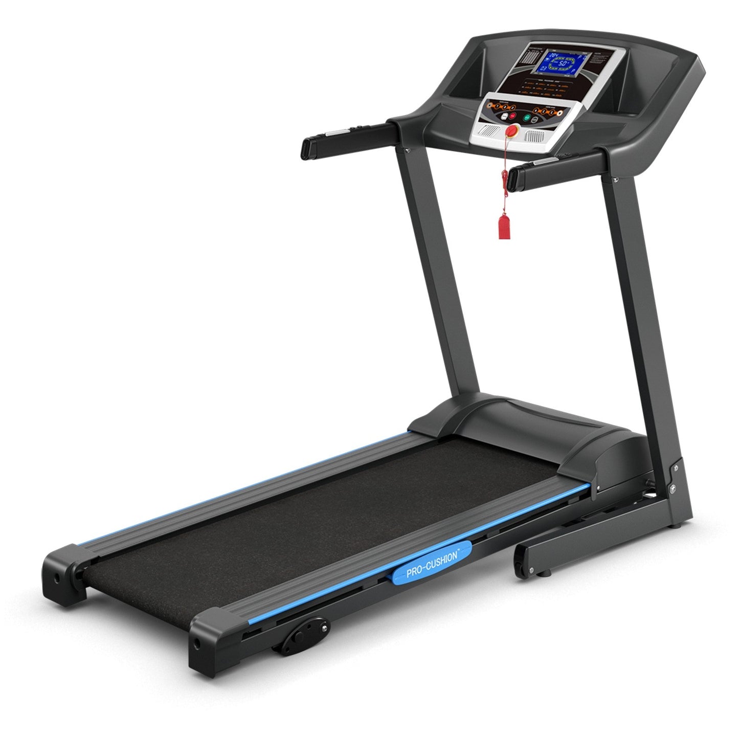 2.25HP Foldable Electric Treadmill with Large LCD Display