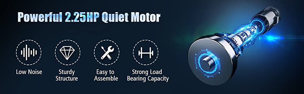 2.25HP Motorized - Electric Treadmill - Foldable with LCD Screen