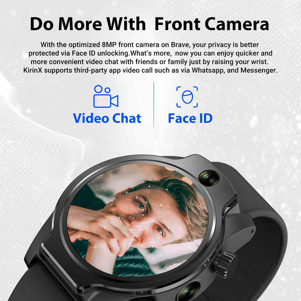 Rogbid - Brave/S08 ---- 4G IP68 Smartwatch