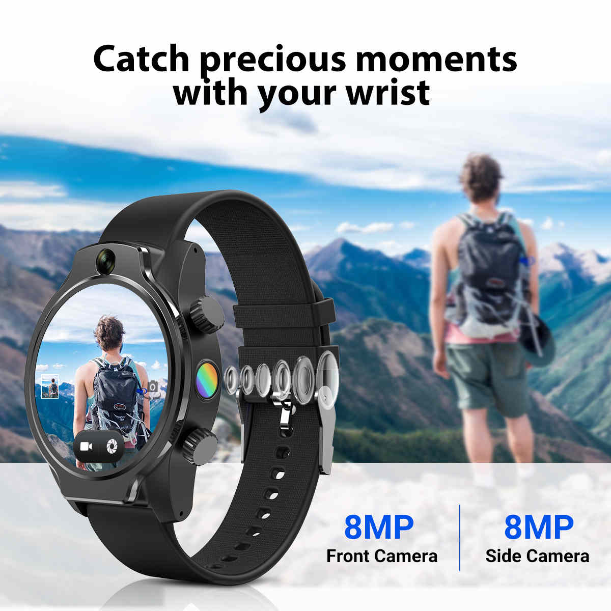 Rogbid - Brave/S08 ---- 4G IP68 Smartwatch