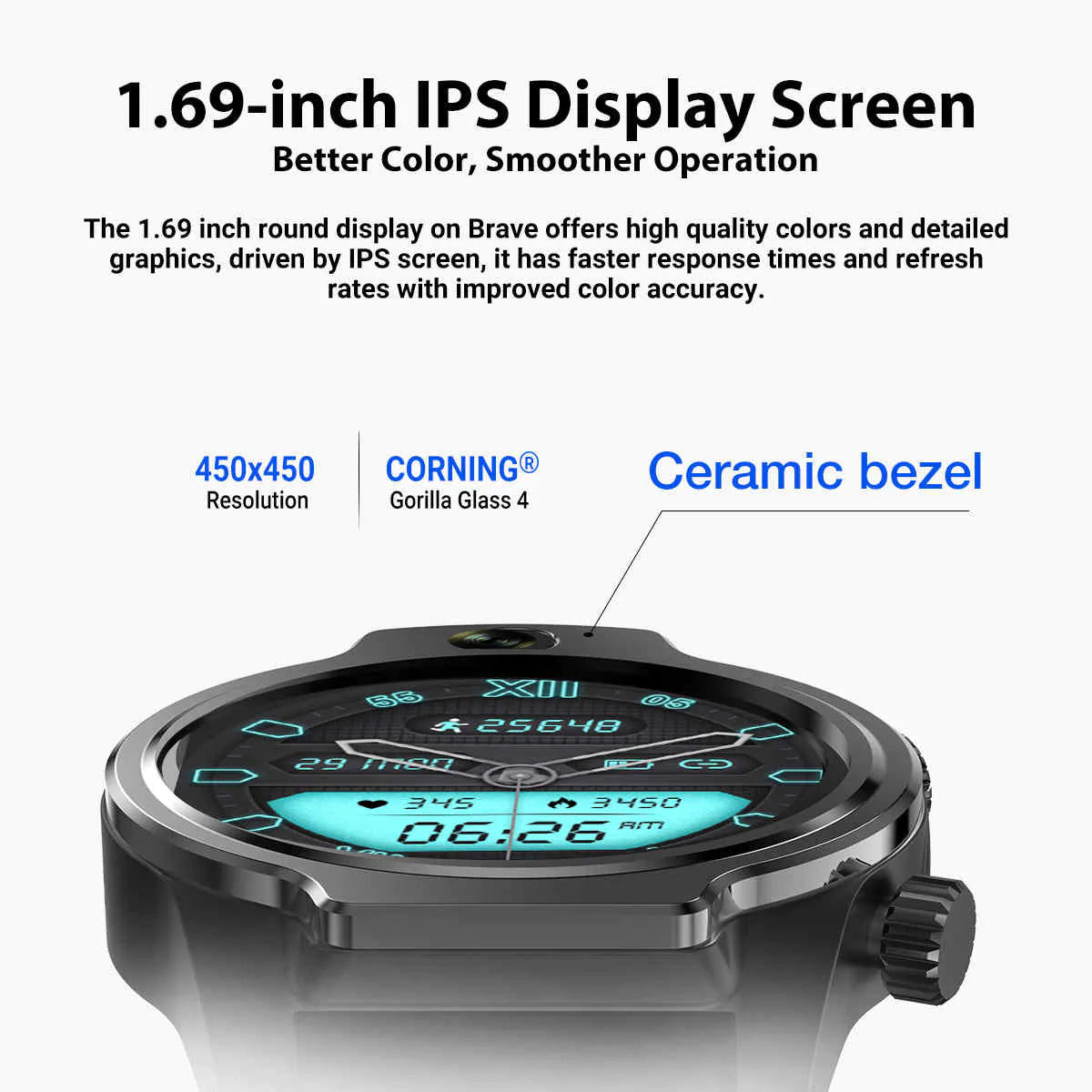 Rogbid - Brave/S08 ---- 4G IP68 Smartwatch