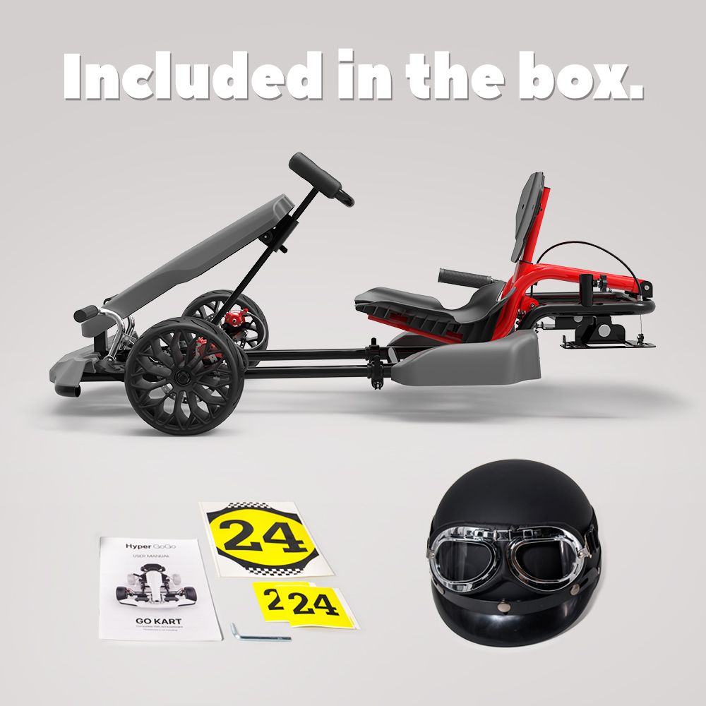 Hoverboard Go-Kart Kit  - Grey