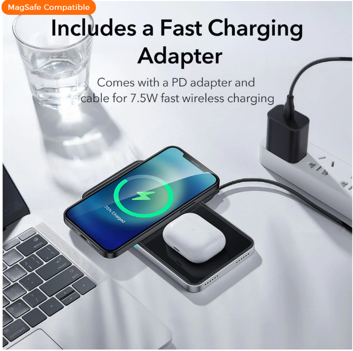 ESR - Halolock 2 in 1 Magnetic Wireless Charger