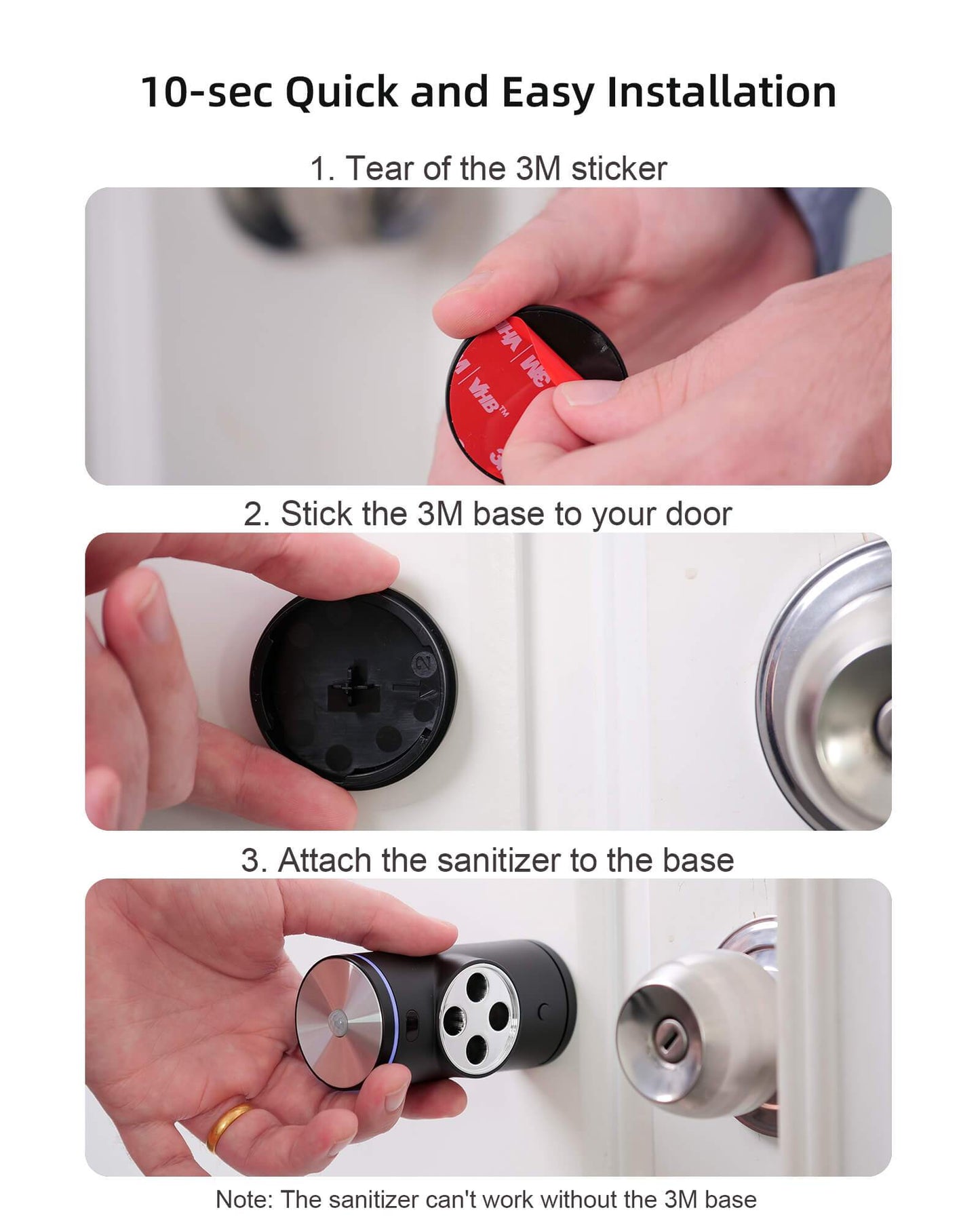 X2 Door Handle Sanitizer