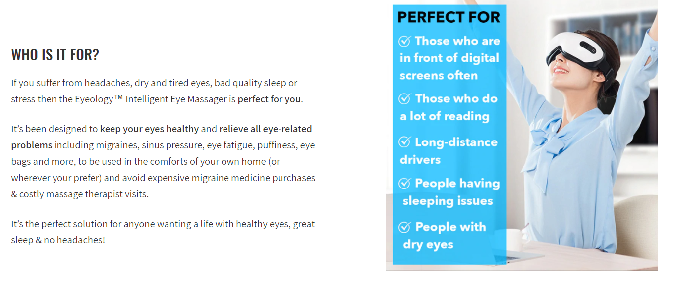 Eyeology - Intelligent Eye Massager