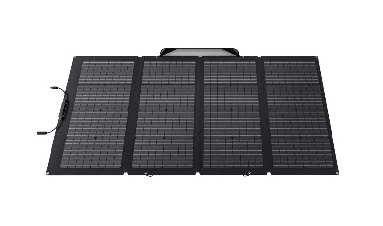 EcoFlow - Delta Max Portable Power Station (Total AC Output 2400W)  +  220W Solar Panel  (Solar Generator Setup)