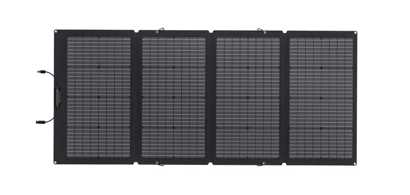 EcoFlow - Delta Max Portable Power Station (Total AC Output 2400W)  +  220W Solar Panel  (Solar Generator Setup)