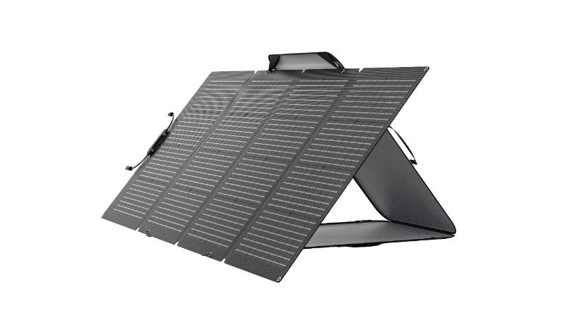 EcoFlow - Delta Max Portable Power Station (Total AC Output 2400W)  +  220W Solar Panel  (Solar Generator Setup)