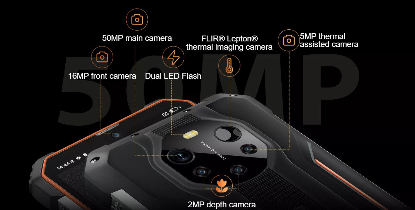 Blackview ---- BL8800 Pro -- 5G Rugged Smart Phone with Thermal Imaging