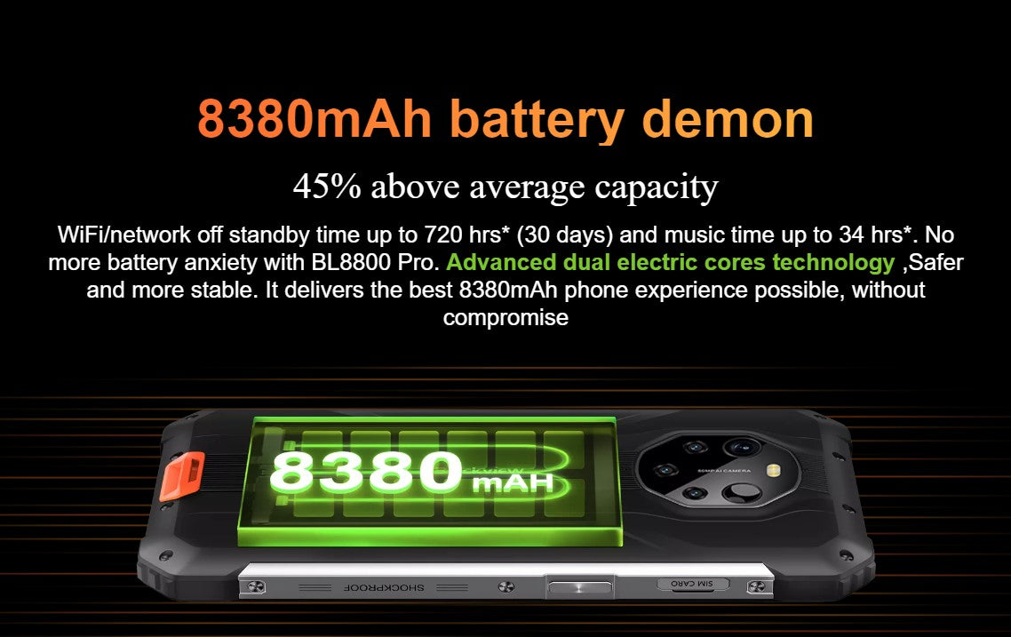 Blackview ---- BL8800 Pro -- 5G Rugged Smart Phone with Thermal Imaging