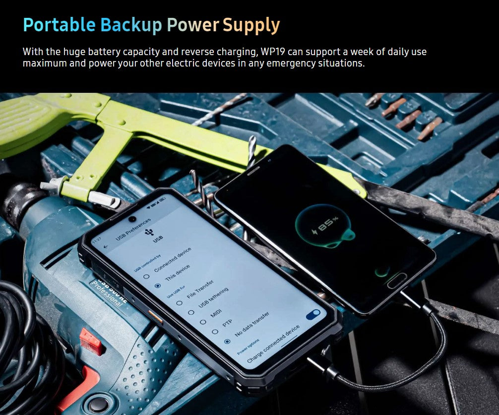 Oukitel - WP19 Dual 4G Rugged Smart phone with Night Vision Camera