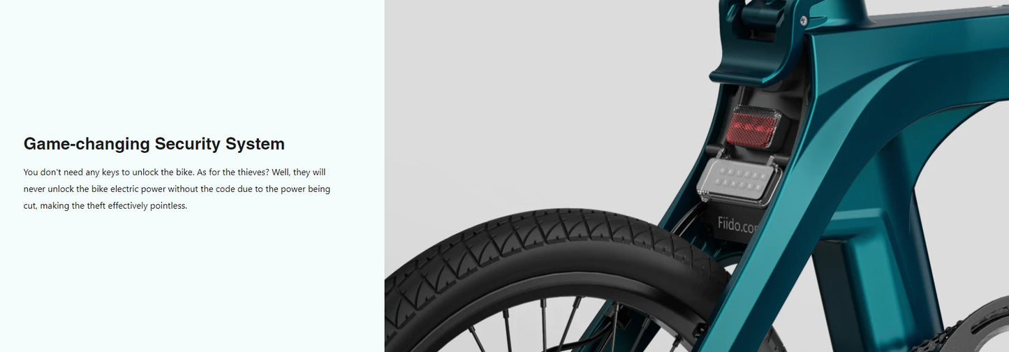 Fiido X Foldable Electric Bike